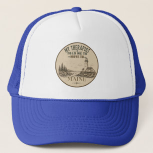 Casquette Mon thérapeute m'a dit de déménager dans le Maine