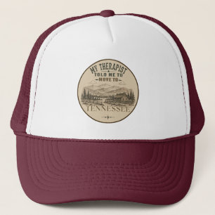 Casquette Mon thérapeute m'a dit de déménager dans le Tennes