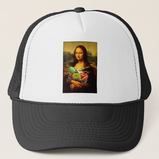 Casquette Mona Lisa aime les légumes (Devant)