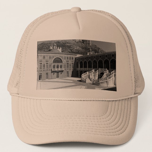 Casquette Monaco palace courtyard (Devant)