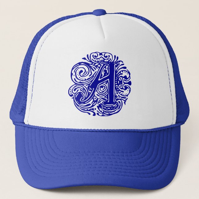 Casquette Monarchia bleu "A" (Devant)