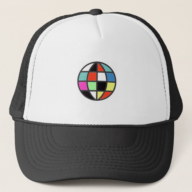 Casquette monde coloré (Devant)