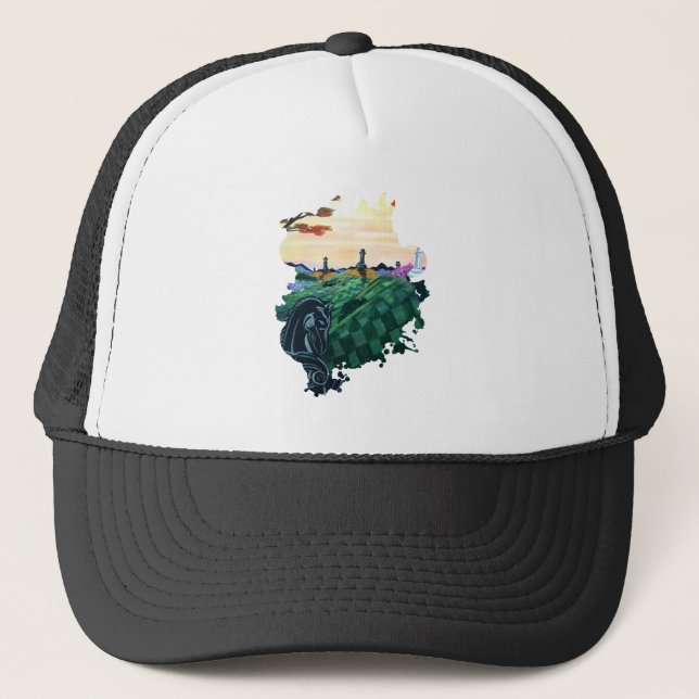 Casquette Monde des échecs (Devant)