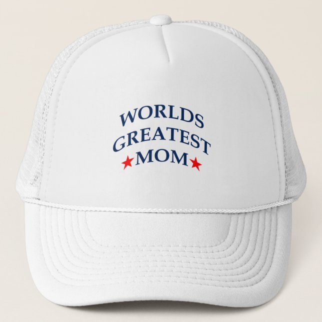 Casquette Monde la plus grande maman (Devant)