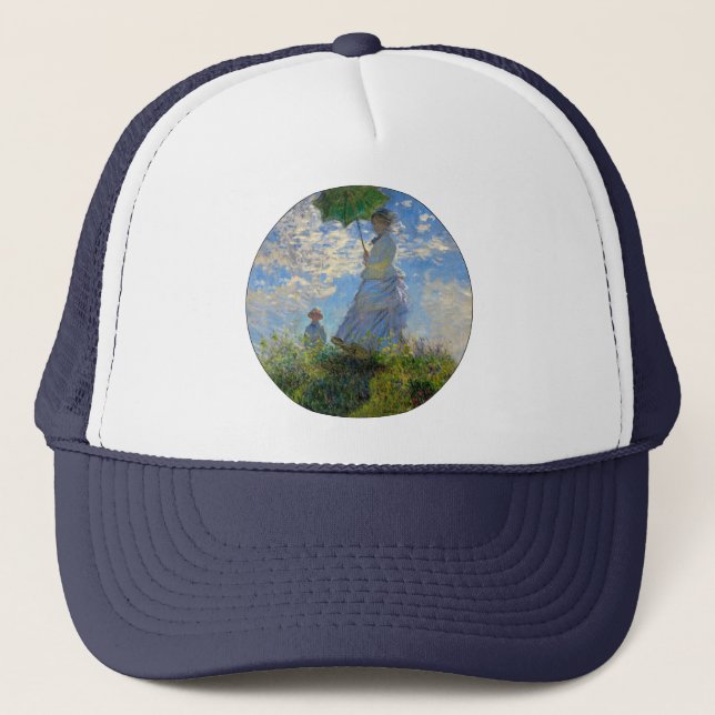 Casquette Monet Femme Parasol Impressionnisme (Devant)