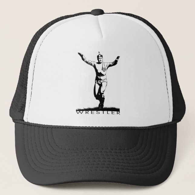 Casquette Mongolian de lutteur (Devant)