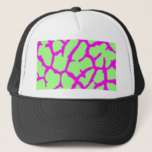 Casquette Monnaie d'impression Giraffe Fuchsia