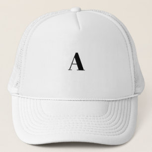 Casquette Monogramme A Lettre ou Symbole Personnalisé Abril