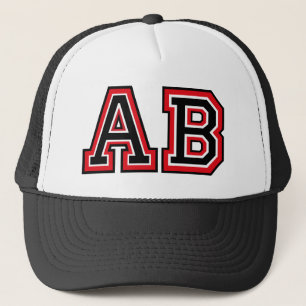 Casquette Monogramme 'AB'