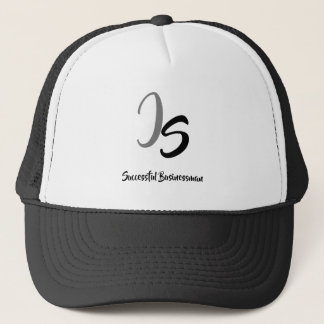 Casquette Monogramme argent élégant pour homme d'affaires pr