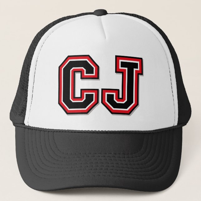 Casquette Monogramme "CJ" (Devant)