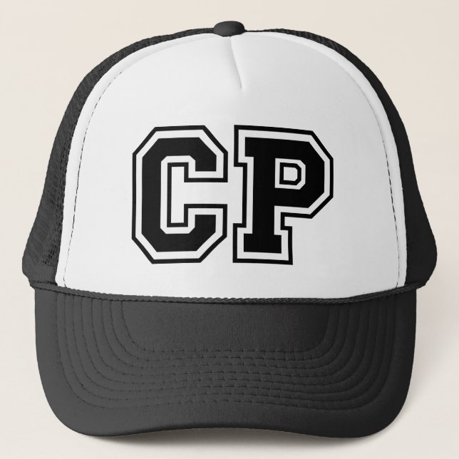 Casquette Monogramme 'CP' (Devant)