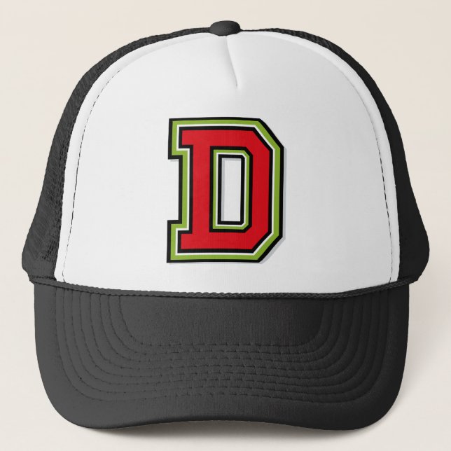 Casquette Monogramme "D" initial (Devant)