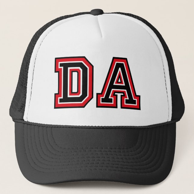 Casquette Monogramme "DA" (Devant)
