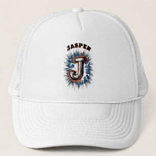 Casquette Monogramme de graffiti urbain "J" personnalisable