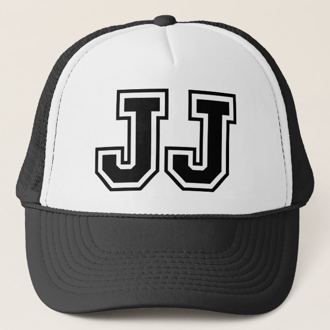 Casquette Monogramme de "JJ" (Devant)