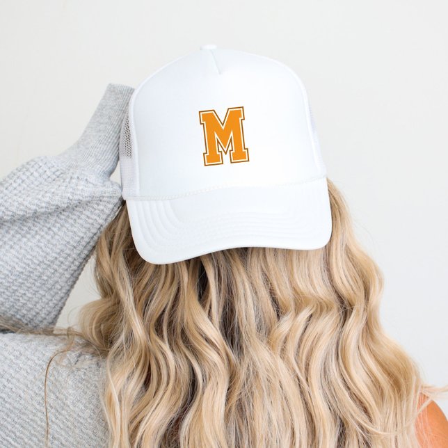 Casquette Monogramme de la variation orange (Créateur téléchargé)