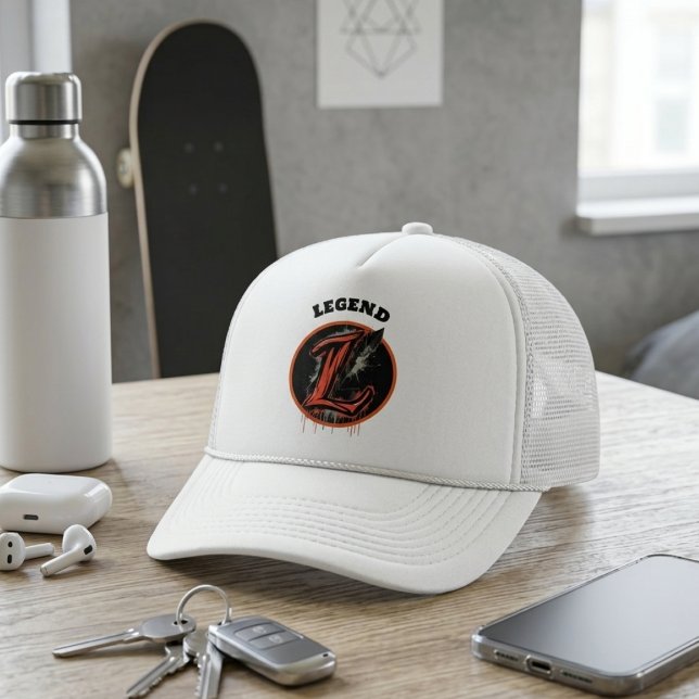Casquette Monogramme graffiti Lettre "L" personnalisable (Créateur téléchargé)