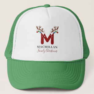 Casquette Monogramme Noël Correspondant Famille Vacances Ann