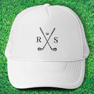 Casquette Monogramme simple et élégant Golf initial