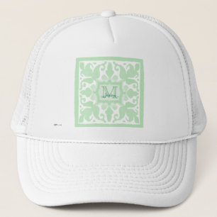 Casquette Monogramme vintage (vert menthe)