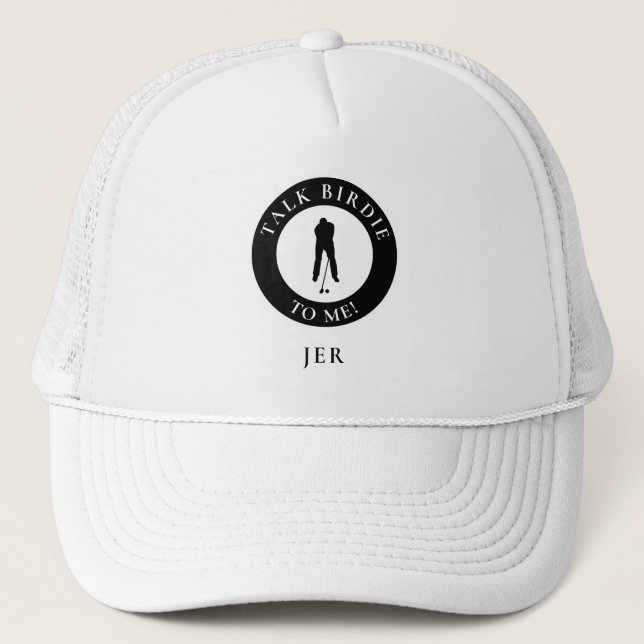 Casquette Monogrammed Golf Funny Golfer Cute Saying Custom (Devant)