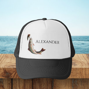 Casquette Monogrammed Name Fishermen Flyfishing Hat
