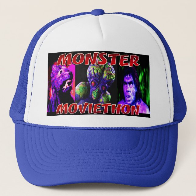 Casquette MONSTER MOVIETHON Saison 3 Banner Trucker Chapeau (Devant)