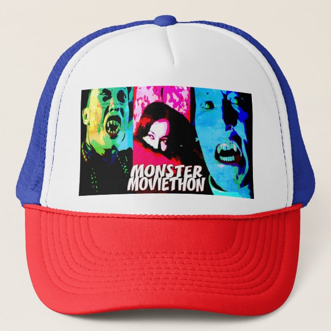 Casquette Monster Moviethon Vampire Triptyque inversé (Devant)
