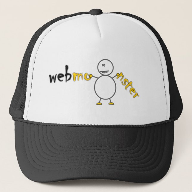 Casquette Monstre de Web (Devant)