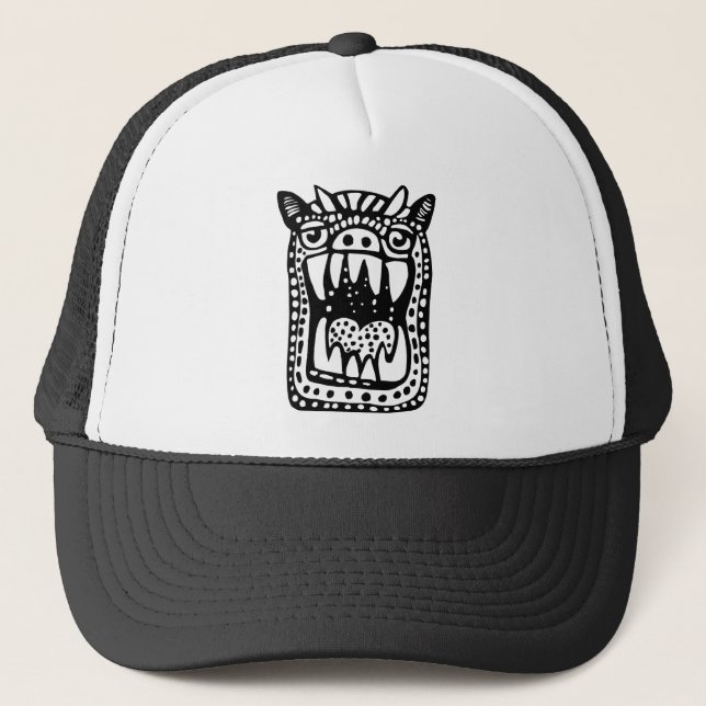 Casquette Monstre d'horreur (Devant)