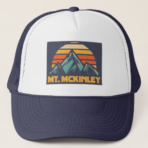 Casquette Mont McKinley Alaska Rétro Turquoise