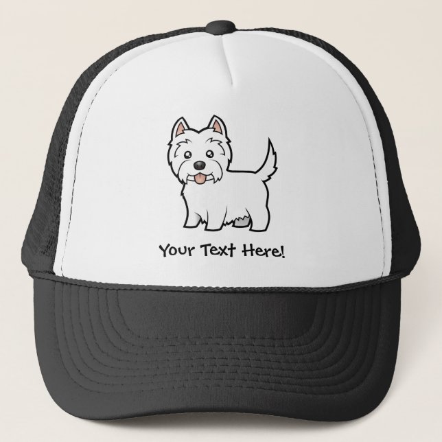 Casquette Montagne Terrier blanc occidentale de bande (Devant)