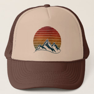 CASQUETTE MONTAGNE VINTAGE ENSOLEILLÉE