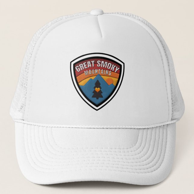 Casquette Montagnes enfumées    (Devant)