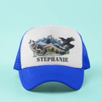 Montagnes Faux Patches Wolf Raven Personnalisé