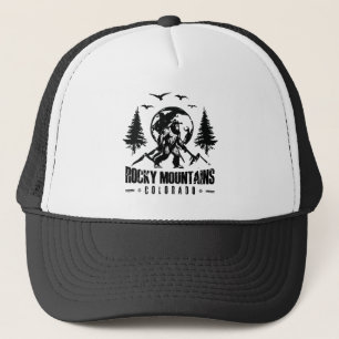 Casquette Montagnes Rocheuses Colorado Bigfoot Randonnée Vin