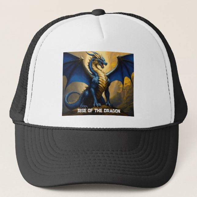 Casquette Montée de chapeau de camion du dragon (Devant)