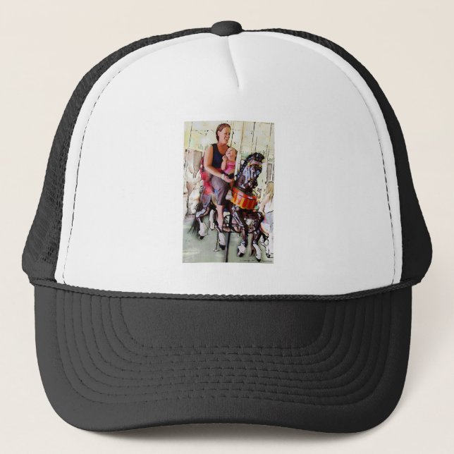 Casquette Monter le carrousel avec maman (Devant)