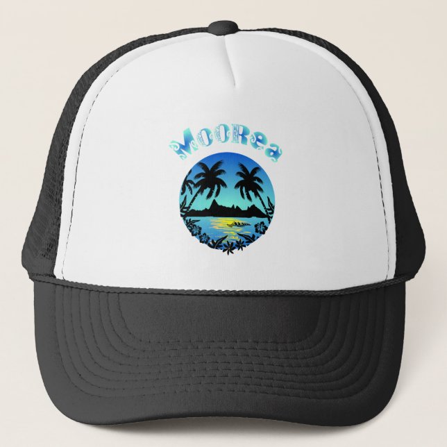 Casquette MOOREA (Bleu) (Devant)
