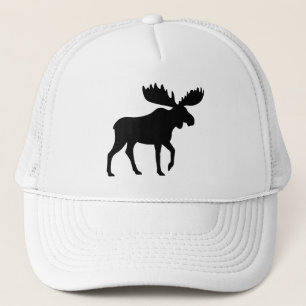Casquette Moose Silhouette Faune Animaux sauvages Wilderness