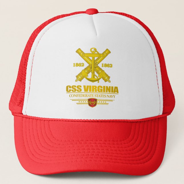 Casquette Mor CSS Virginia (Navy Emblem) (Devant)