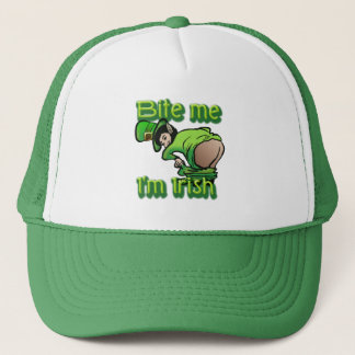 Casquette Mords-moi. Je suis irlandais.