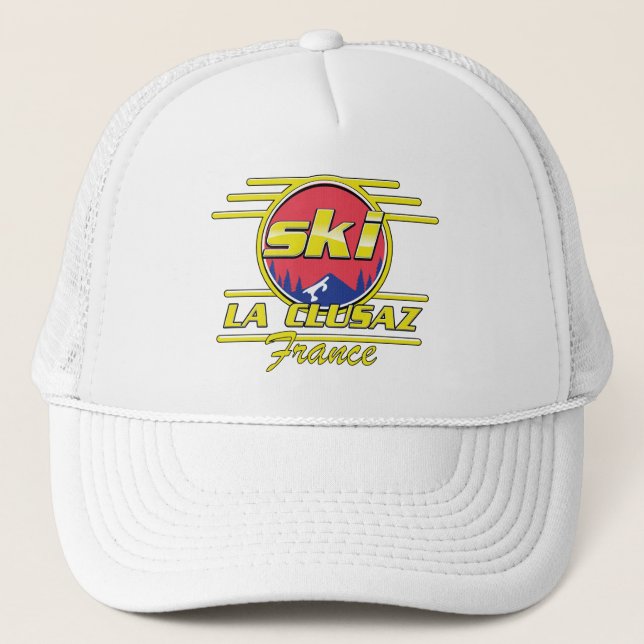Casquette Morzine France Ski logo 80s (Devant)