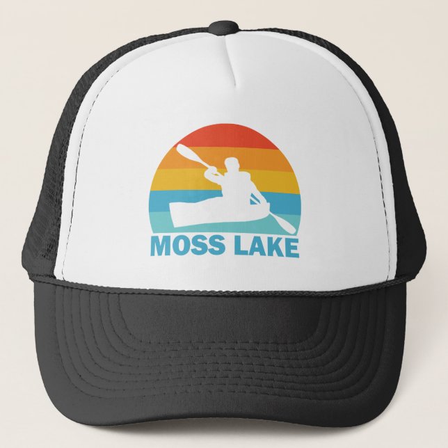 Casquette Moss Lake Caroline du Nord Kayak (Devant)