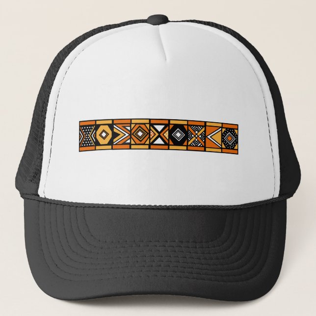Casquette Motif africain (Devant)