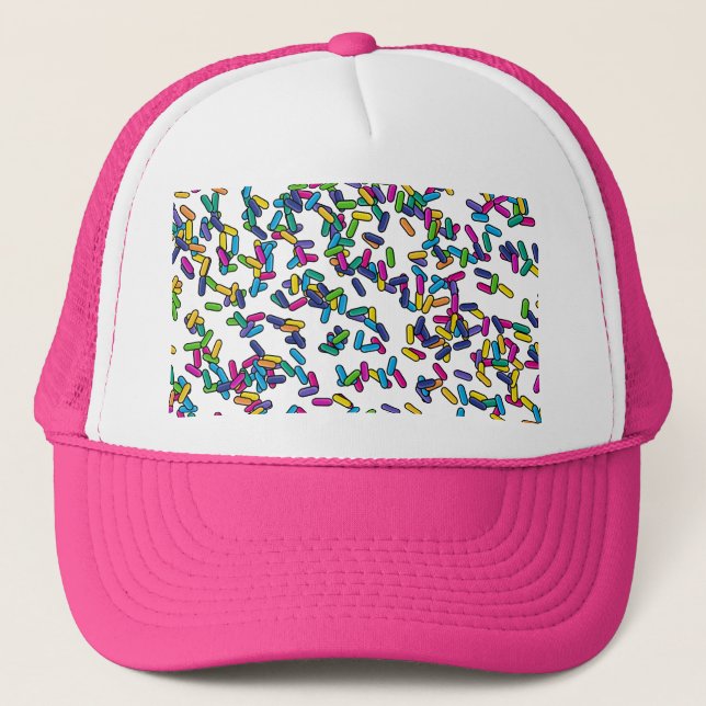 Casquette Motif d'arrosage éparpillé (Devant)
