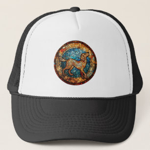 Casquette Motif de chien aux couleurs vives