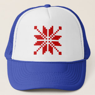 Casquette Motif de Noël des flocs de neige de Noël
