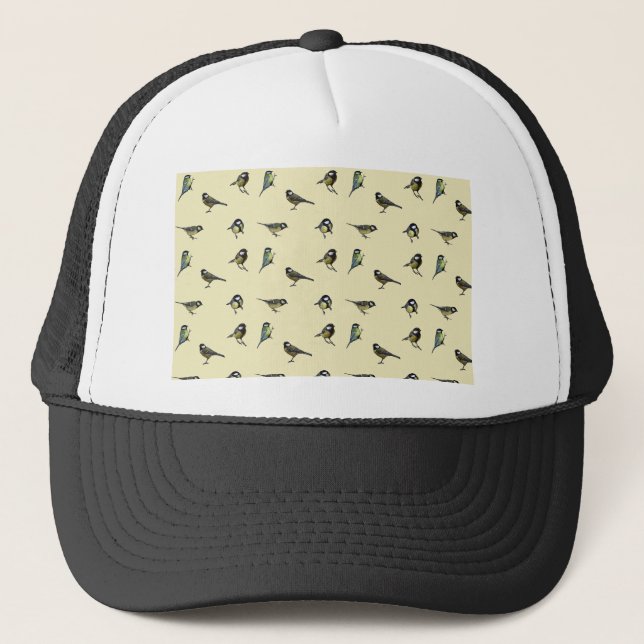 Casquette Motif d'oiseaux (Devant)